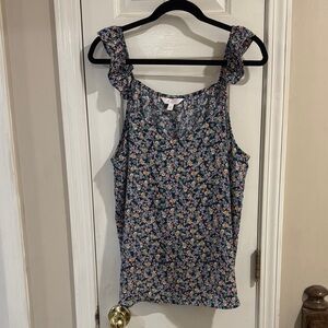 Lauren Conrad Floral Sleeveless Top
